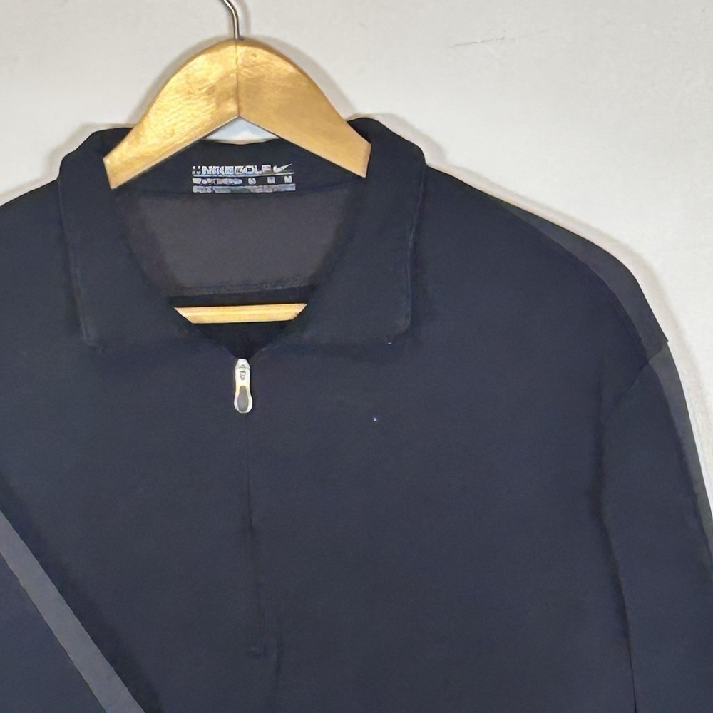 Nike Golf Therma FIT Tour Performance 1/4 Zip Pullover Black Gray Mens Medium